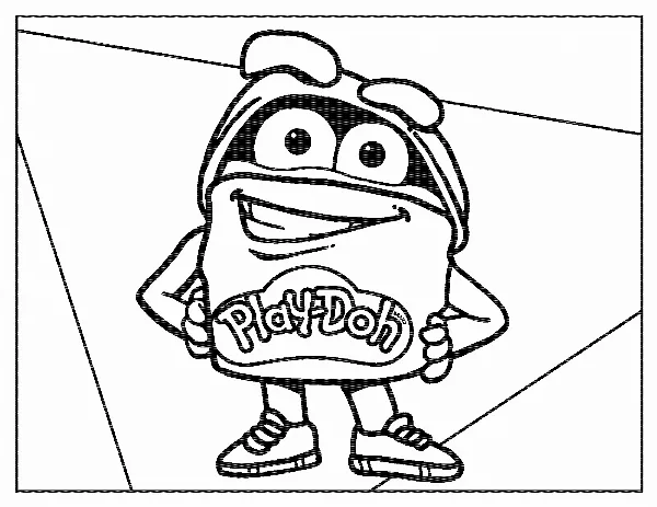 Play Doh Colouring Sheet 5